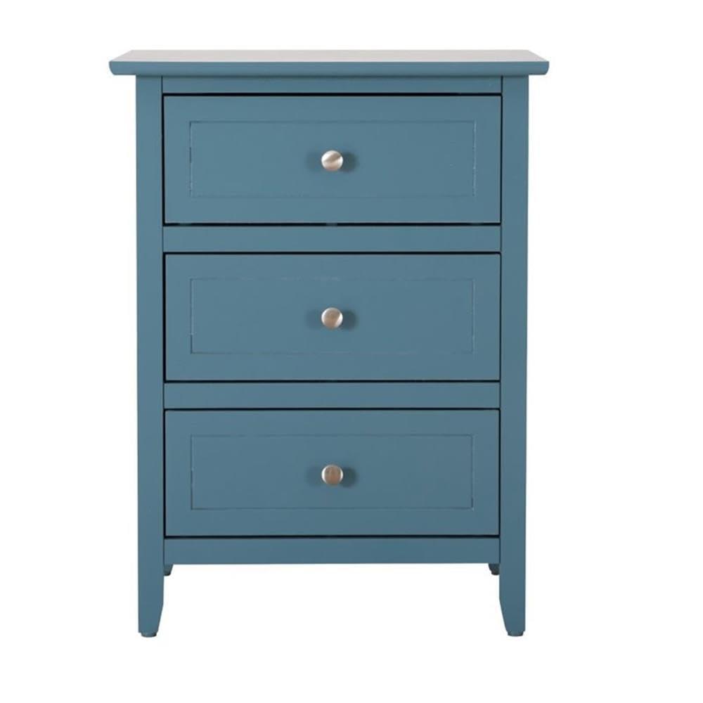 Set of 2 Engineered Wood 3-Drawer Nightstands Y5840