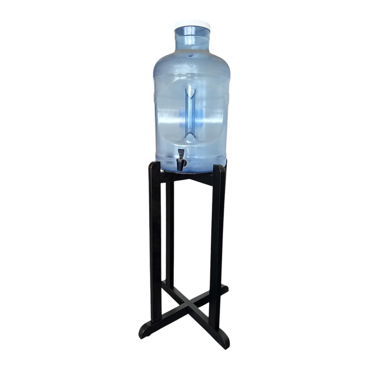27" Black Wood Floor Stand for Water Dispenser W8157