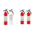 2 Pack Red Dry Chemical Fire Extinguisher with Mounting Bracket D3673