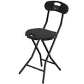 Folding Stool with Back, 18 inch Set of 1 I563