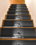 Grey Non Slip Stair Treads 15PCS C375
