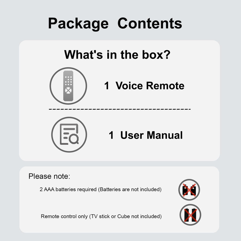 Replacement TV Remote D85930