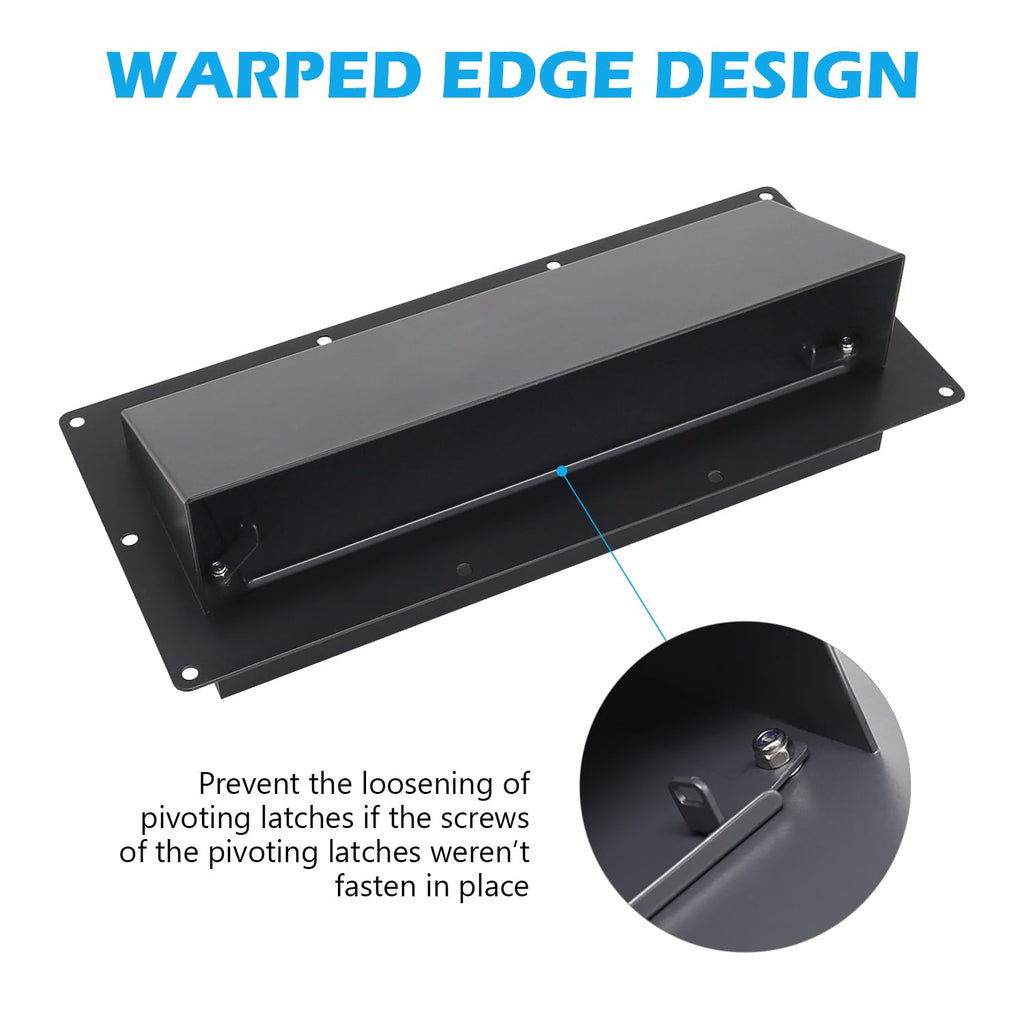 Metal RV Range Hood Vent Cover Replacement (10-1/4") Q415