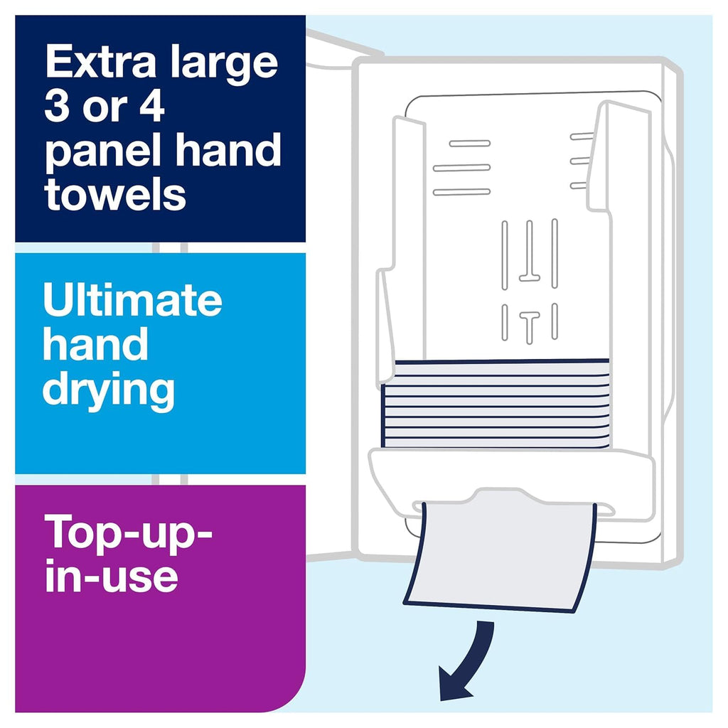 Black Multifold Hand Towel Dispenser with Multifold Hand Towel F826840