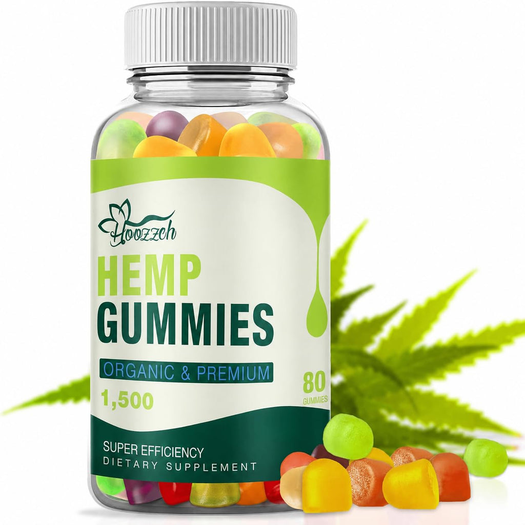 Hemp Gummies with Omega 3 6 9 Vegan Gluten Free J505602