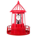 Solar Powered Rotating Lighthouse Garden Light E4505