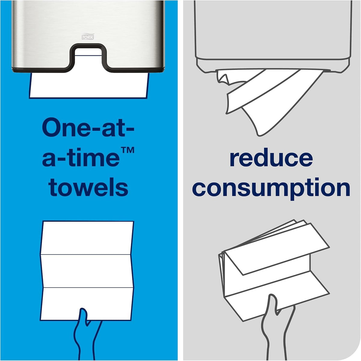 Black Multifold Hand Towel Dispenser with Multifold Hand Towel F826840