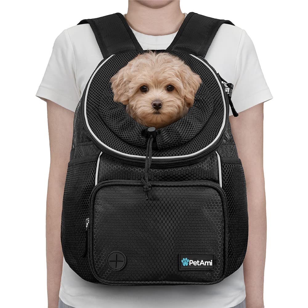 Adjustable Dog & Cat Carrier Backpack, Black Z3331