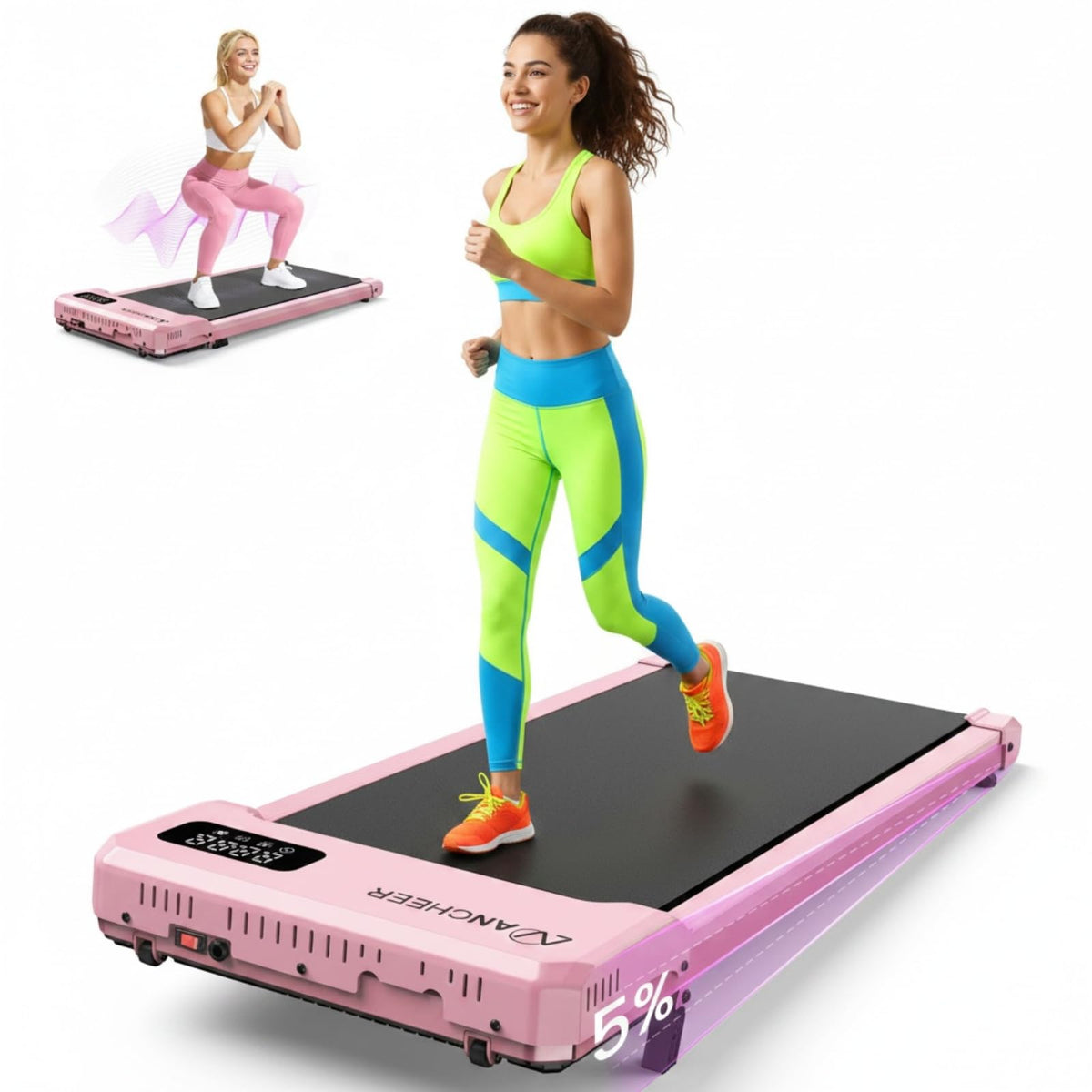 Walking Pad with Incline Treadmill D235177