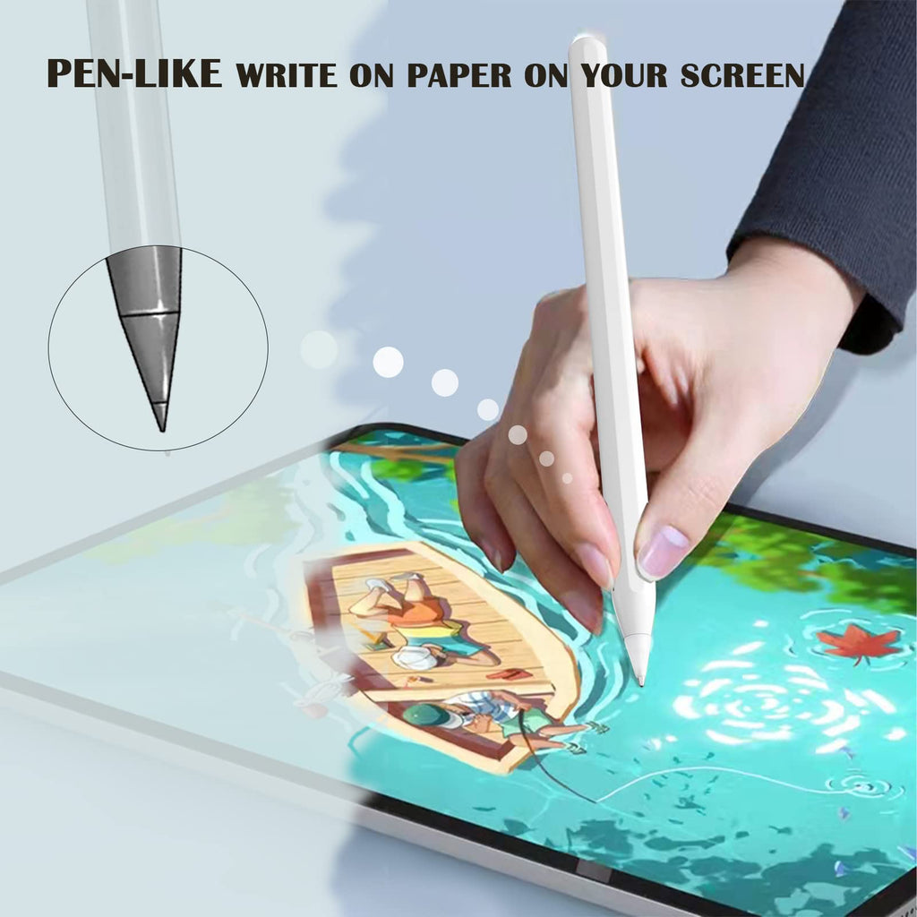 Fine Point Pencil Tips for Apple Pencil 1st 2nd Generation USB-C, White E546008