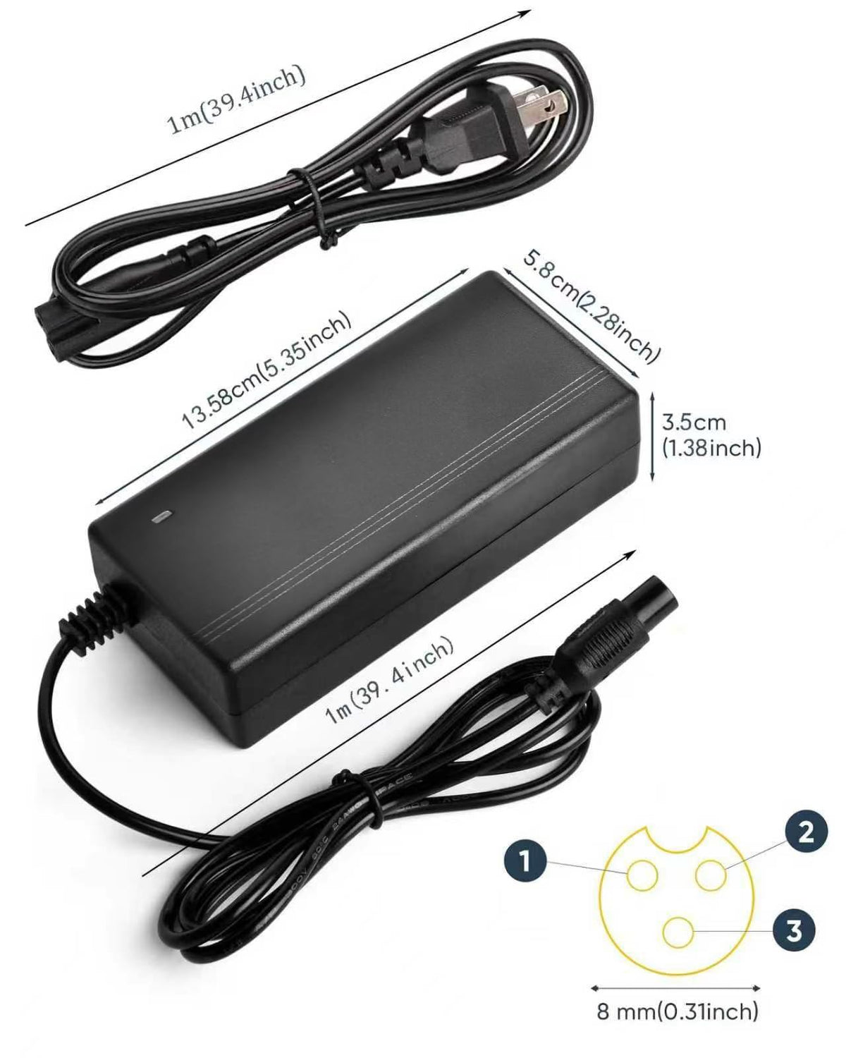 42V 2A Electric Scooter Charger Z471528
