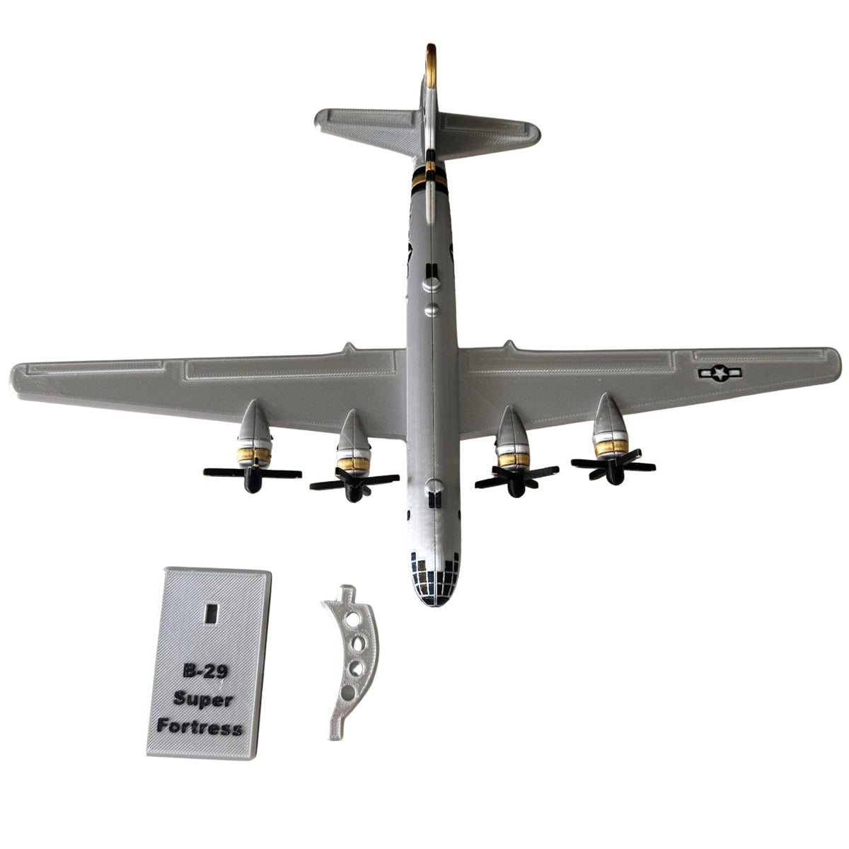 B-29 Super Fortress Model Plane Kit with Stand J54690