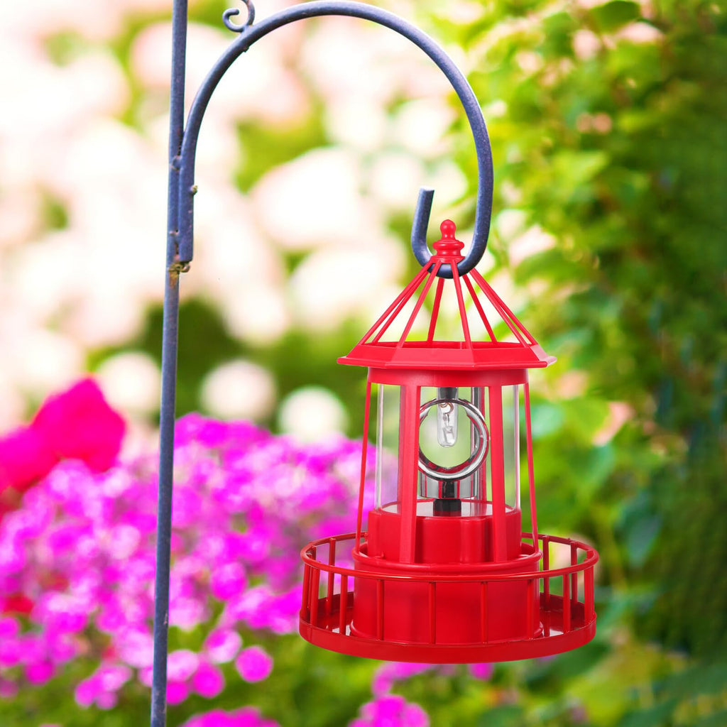 Solar Powered Rotating Lighthouse Garden Light E4505