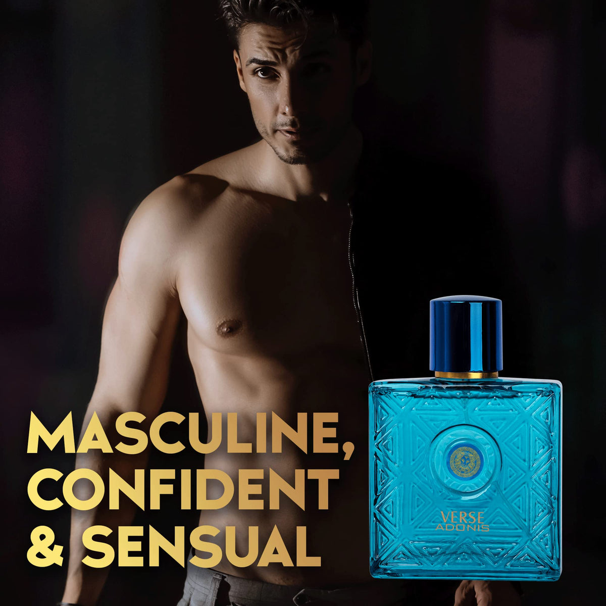 Eau De Parfum for Men 3.4 Fl. Oz. Woody Floral Fruity R8389