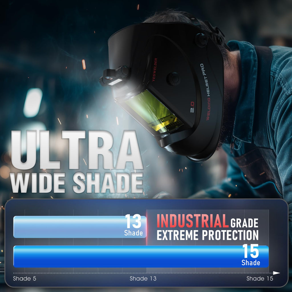 Auto-Shade Welding Helmet with Digital Filter I6095