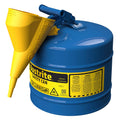 Blue Galvanized Steel Kerosene Safety Can D6636