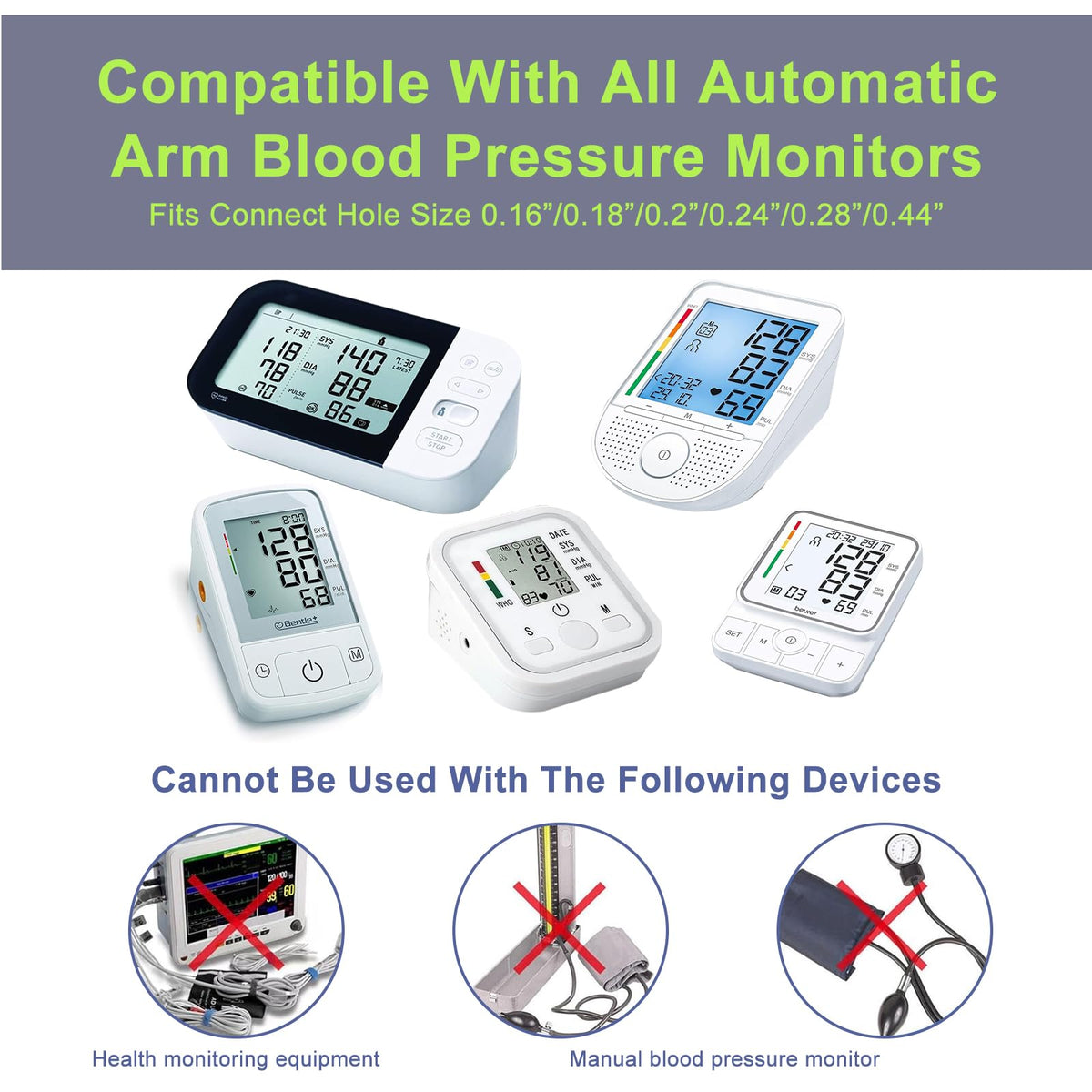 Extra Large Blood Pressure Cuff 22-52CM Adjustable U1090