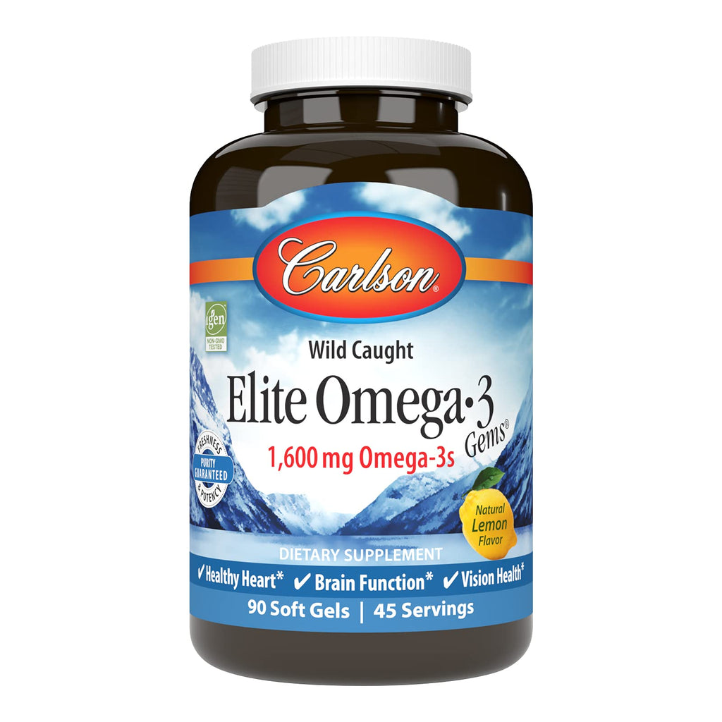 Omega-3 1600 mg Lemon 90 Softgels L246