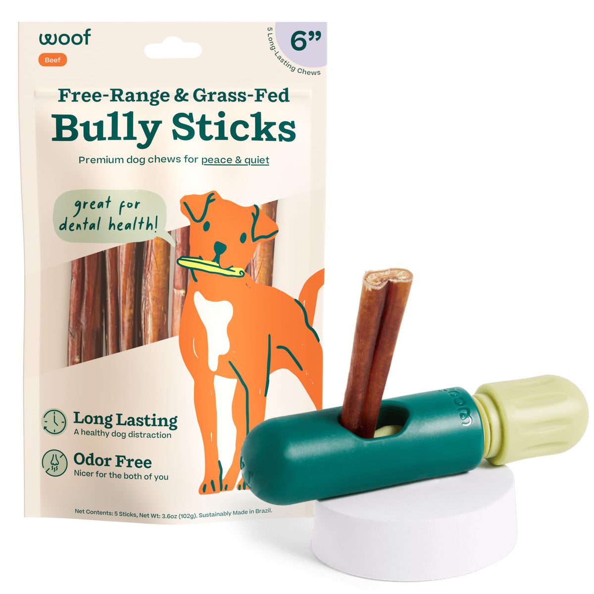 Bully Sticks 6" 5 Pack K197991