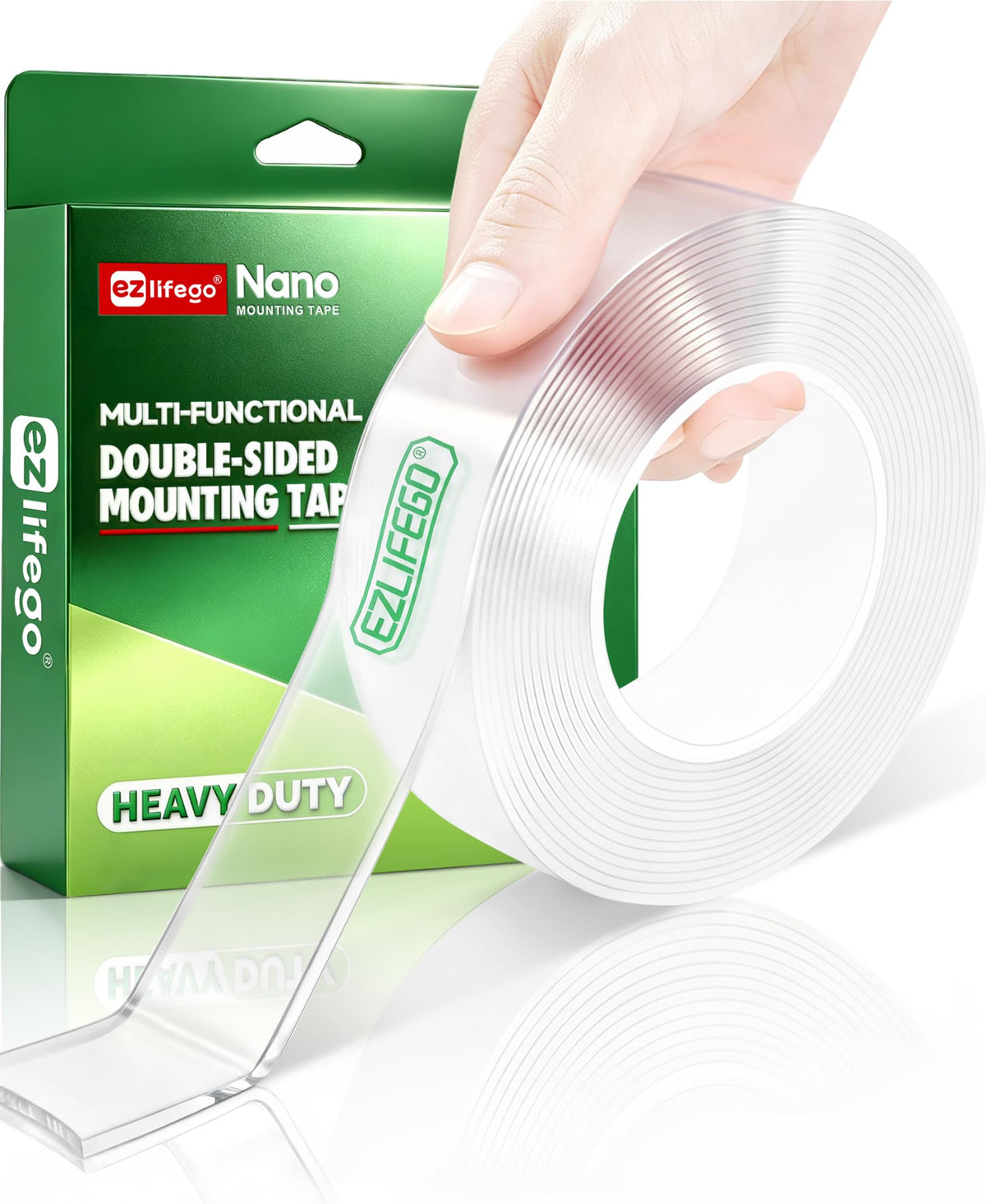 Heavy Duty Double Sided Mounting Tape, 9.85FT P4630