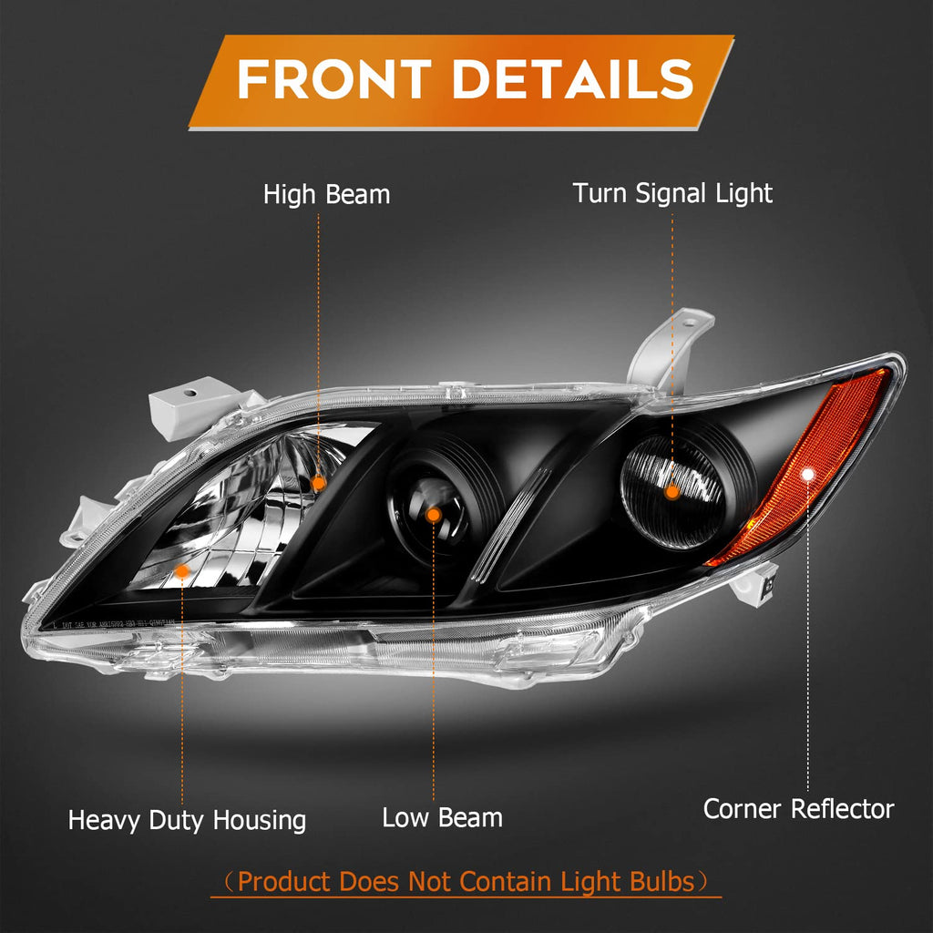 Headlights for Toyota Camry 2007-2009 J853