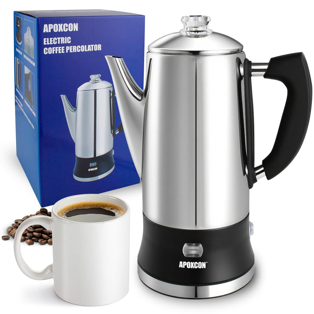 Electric Stainless Steel Coffee Percolator 12 Cup A717383