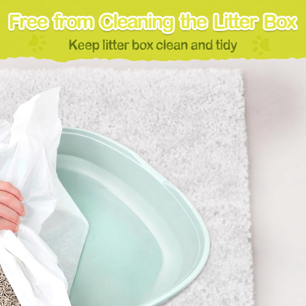 24 Pack Jumbo Cat Litter Box Liners with Drawstring C914