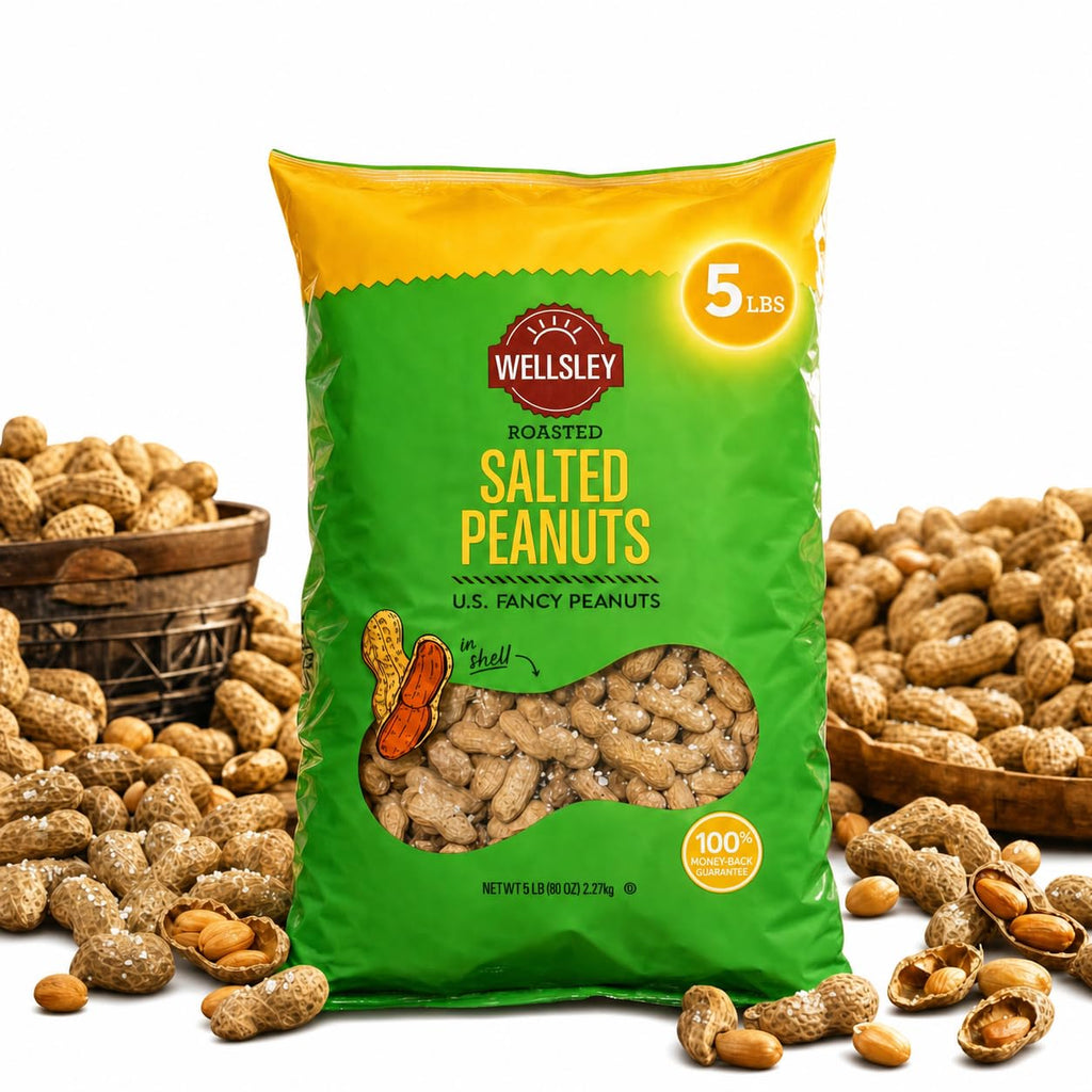 Salted Roasted Peanuts in Shell 5 lb Bag X301523