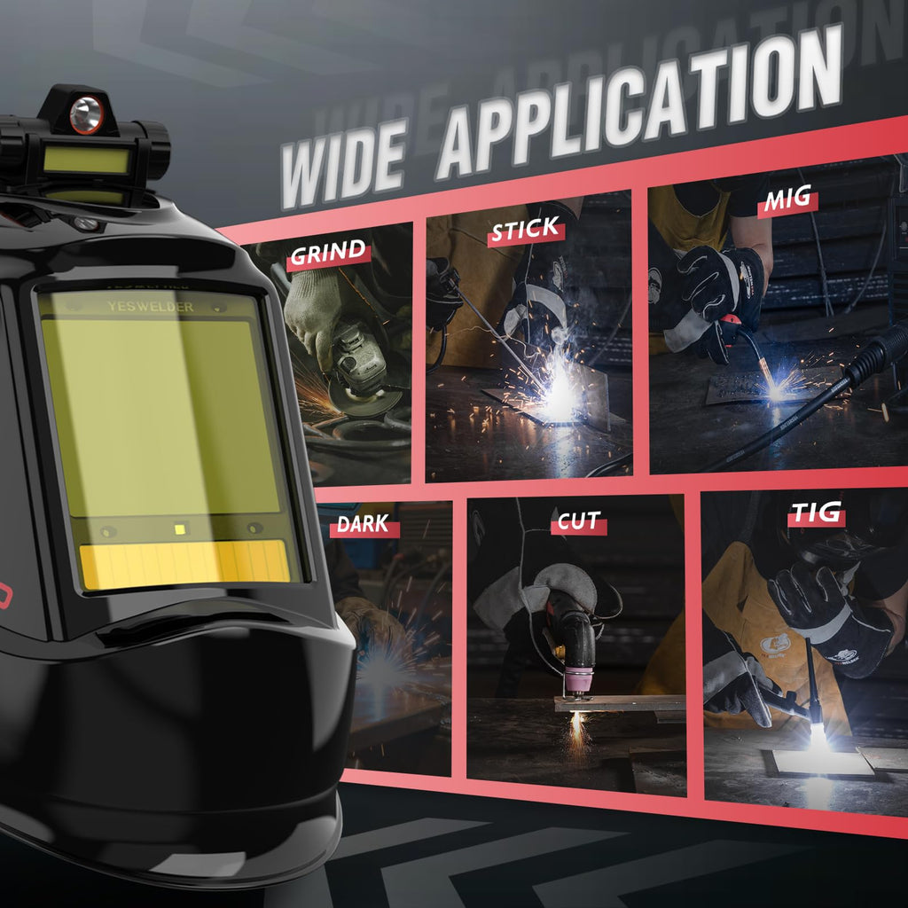 Auto-Shade Welding Helmet with Digital Filter I6095