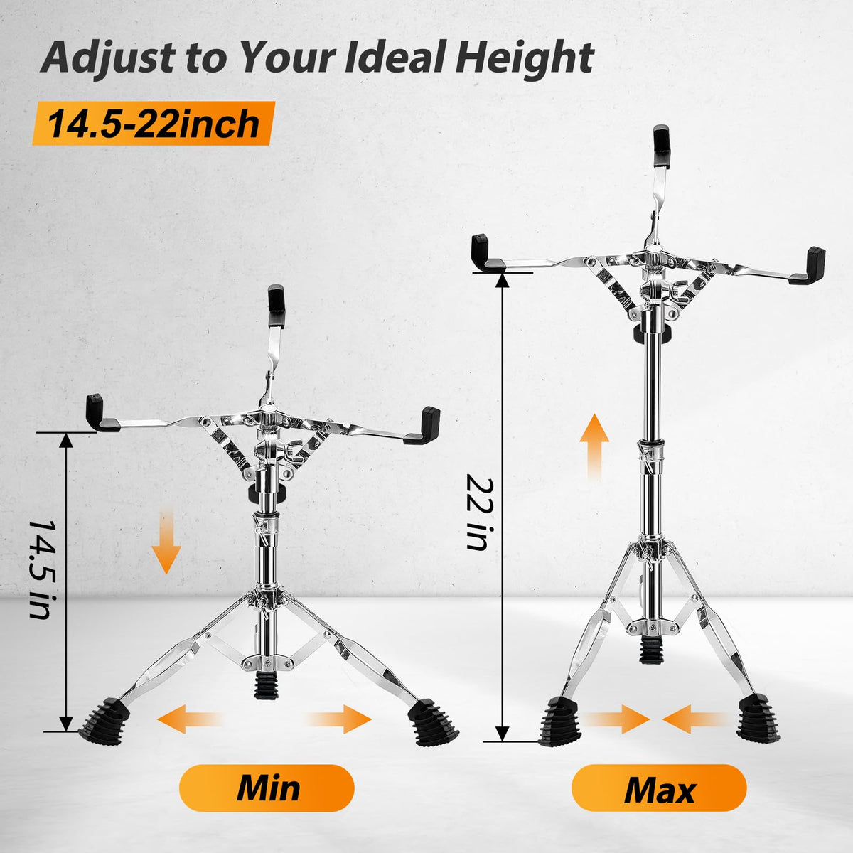 Snare Drum Stand with Drum Sticks Holder D912434