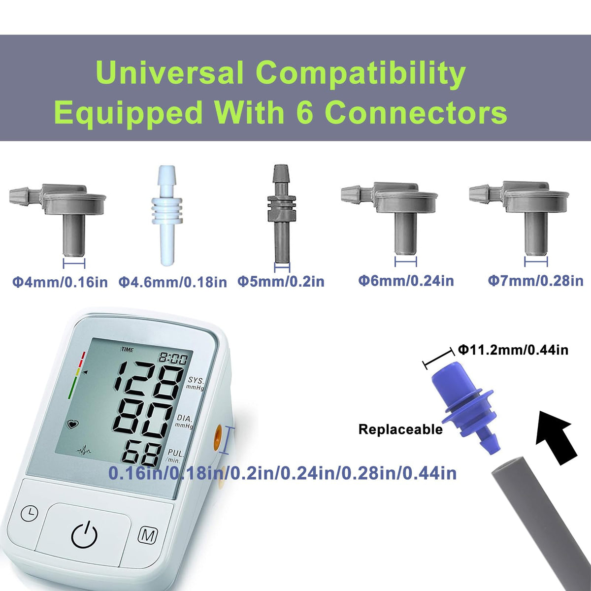 Extra Large Blood Pressure Cuff 22-52CM Adjustable U1090