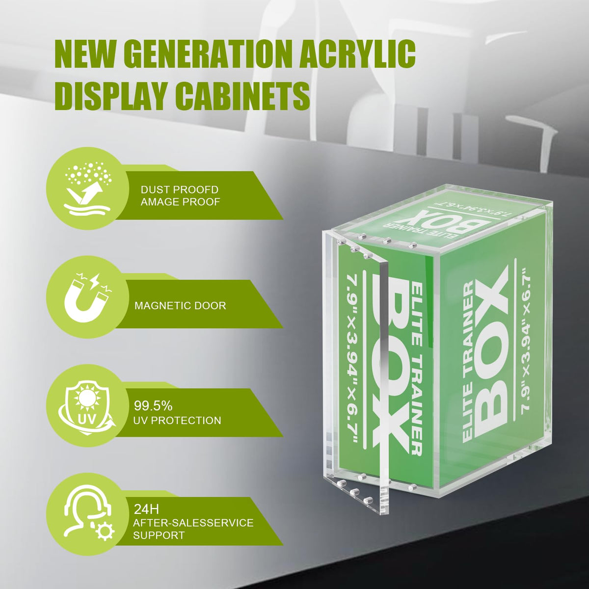 Acrylic Display Case 3 Pack C95748