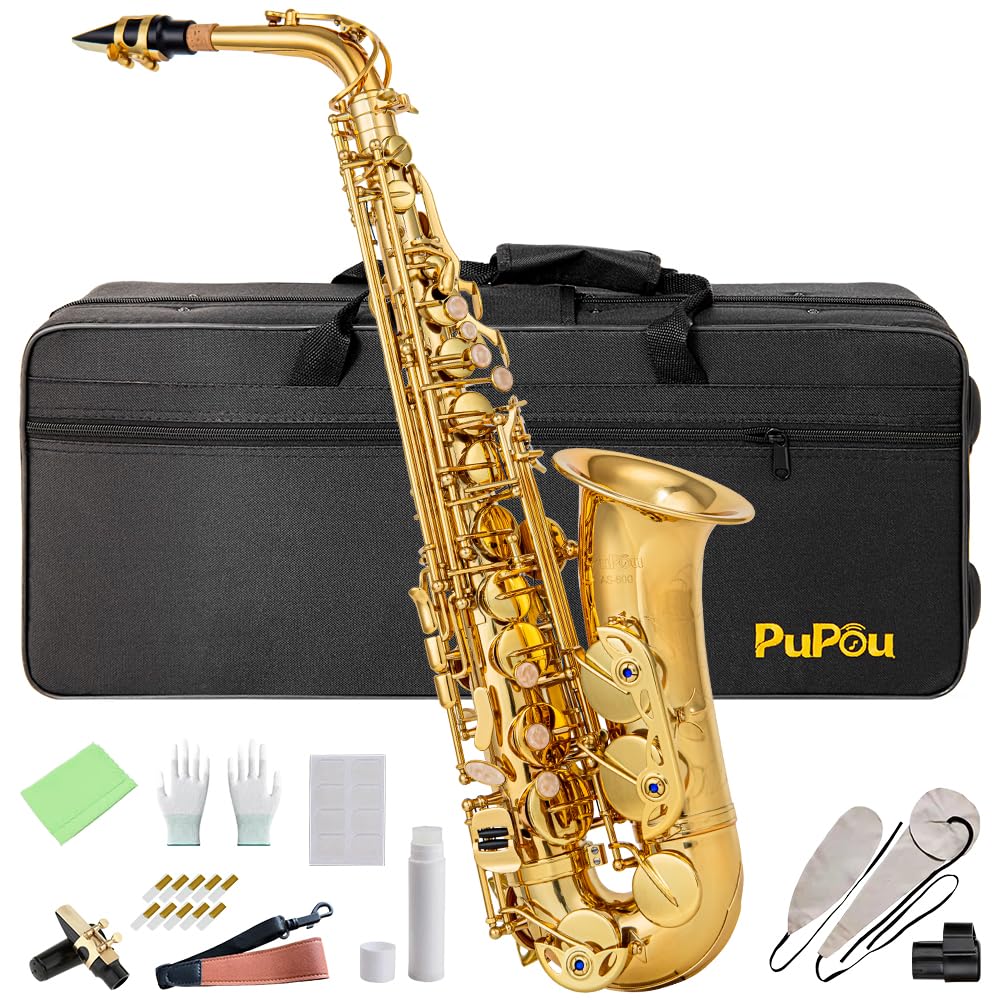 Student Beginner Eb Saxophone Kit E605