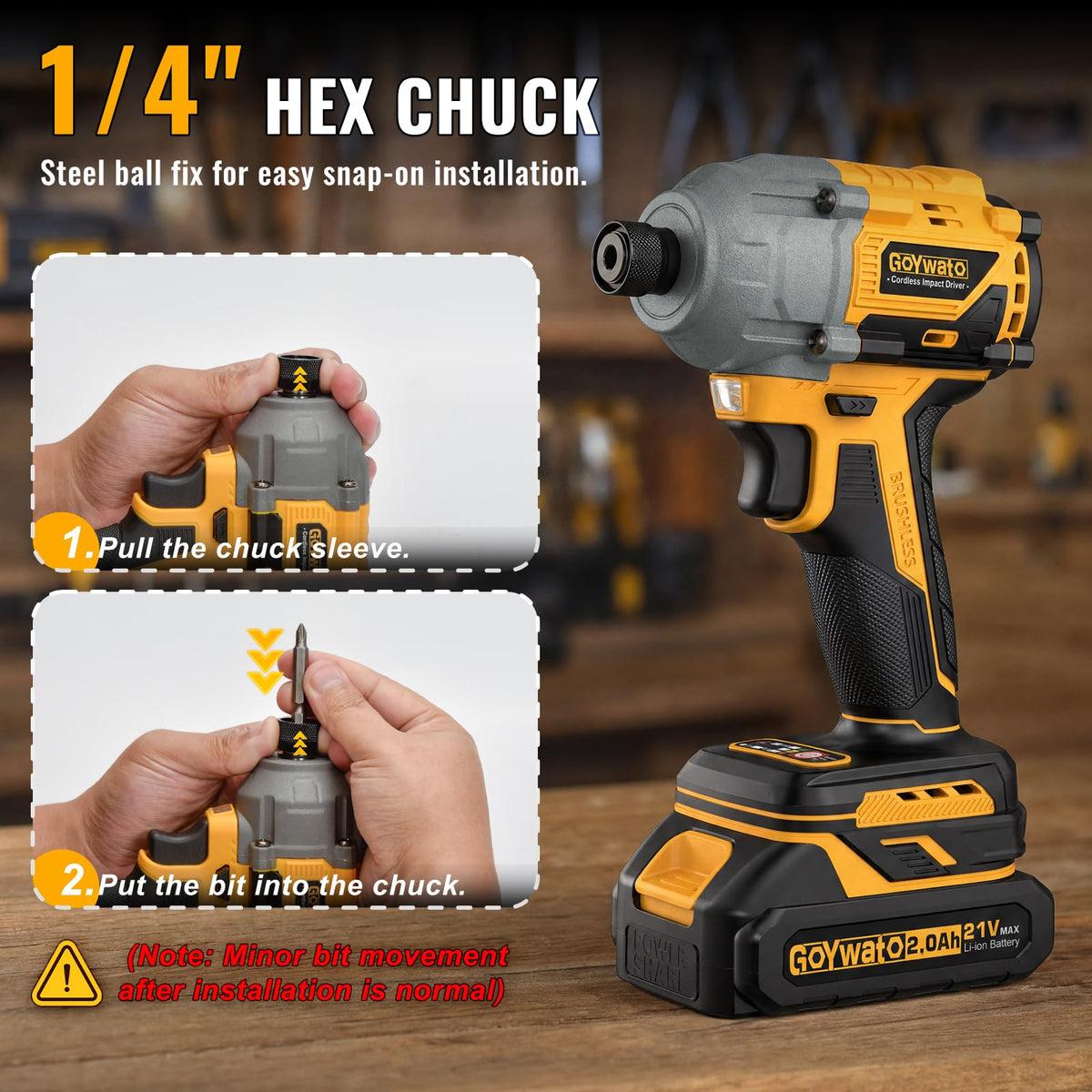 21V Brushless Cordless Drill & Impact Driver Combo Kit X408830