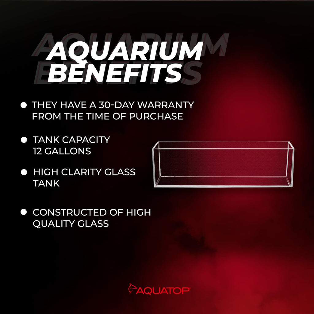 High Clarity Glass 12 gal Fish Tank U51623