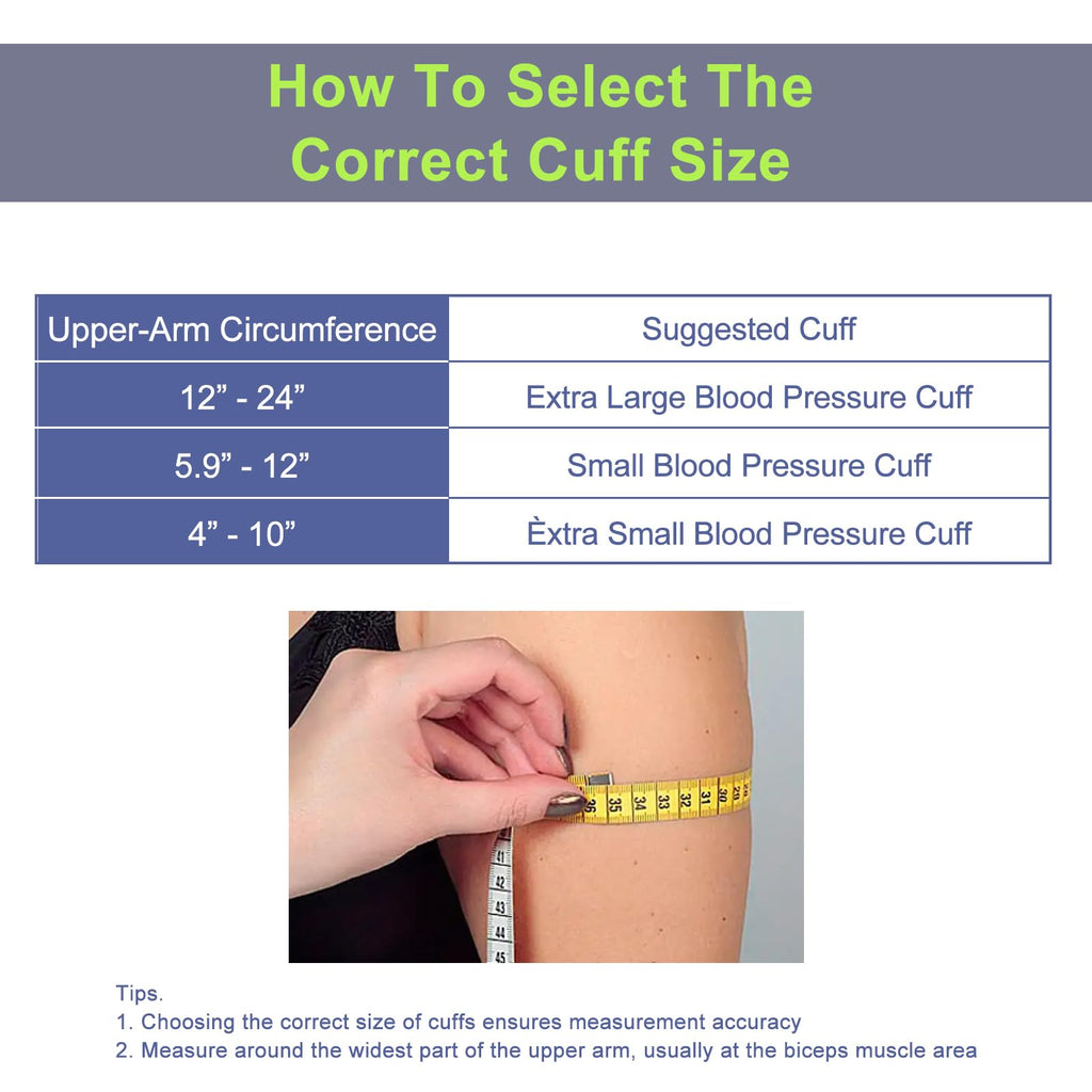 Extra Large Blood Pressure Cuff 22-52CM Adjustable U1090