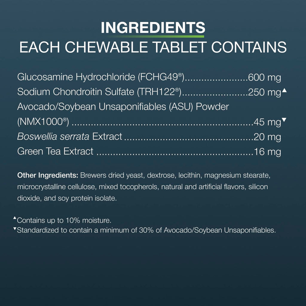 Chewable Tablets Joint Health Supplement for Small to Medium Dogs, 150 Count T892
