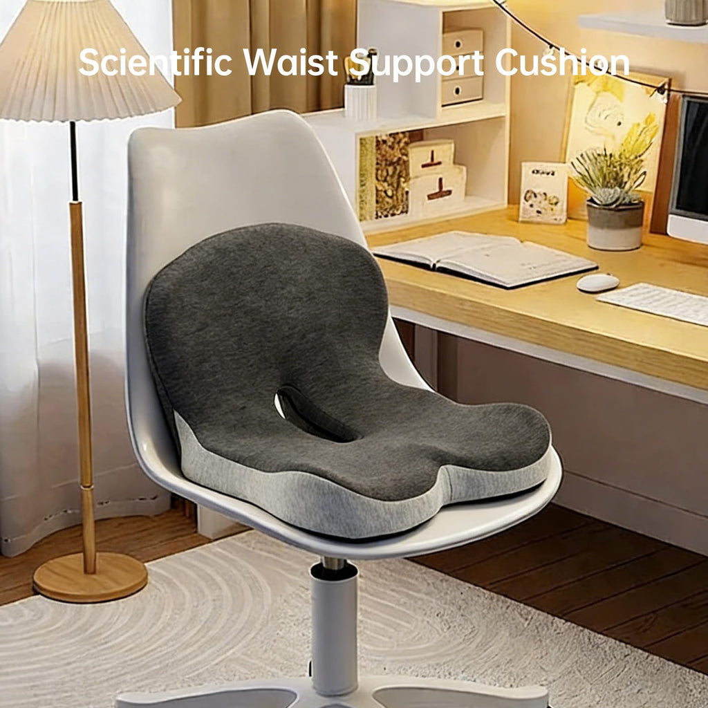 L-Shaped Memory Foam Seat Cushion with Back Support U1589
