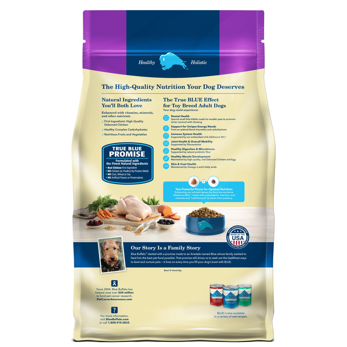 Chicken Adult Dry Dog Food, 4 lb S48705