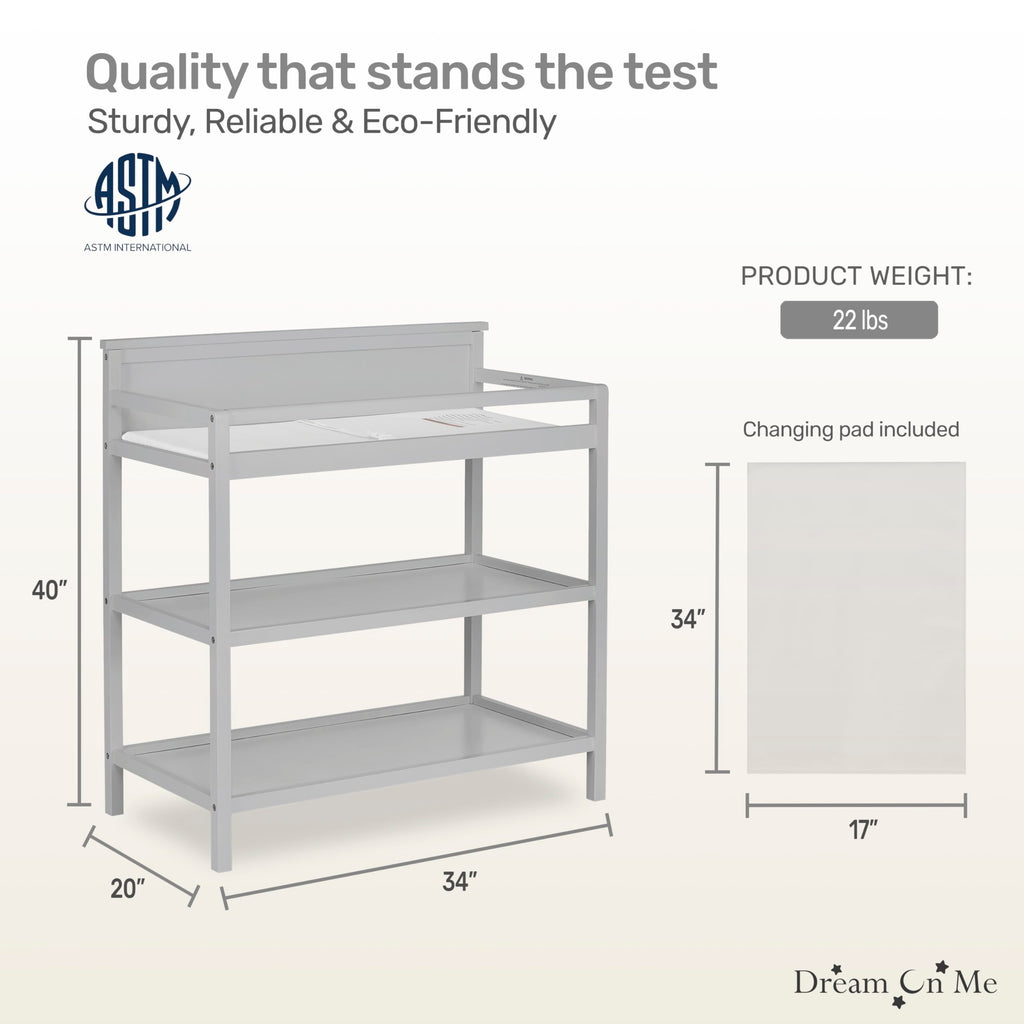 Universal Changing Table 34x20x40 Inch S1095