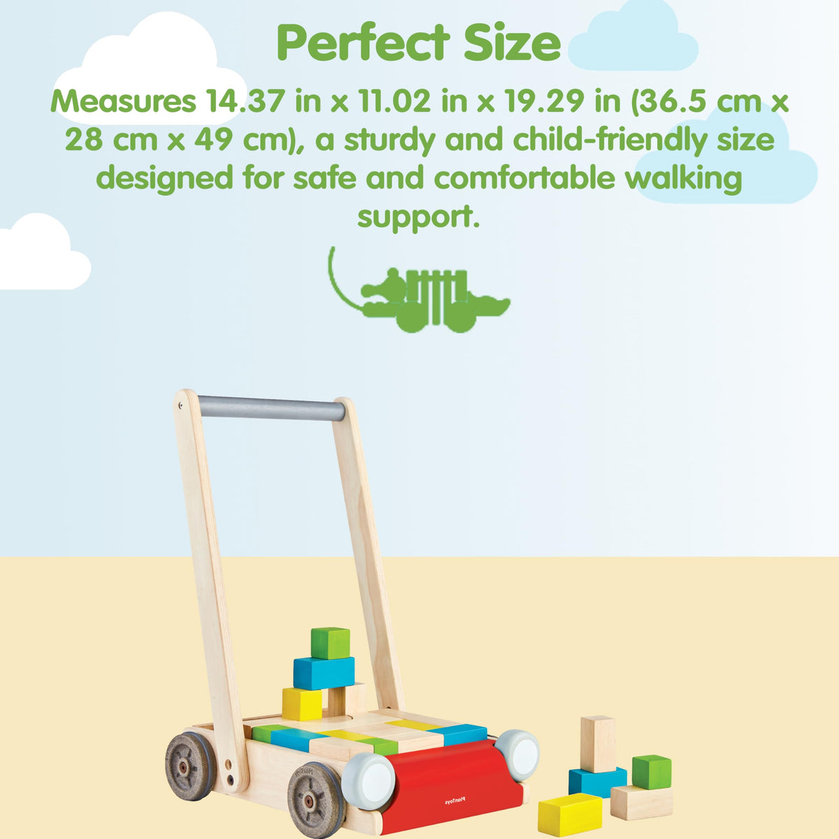 Wooden Baby Walker O57526