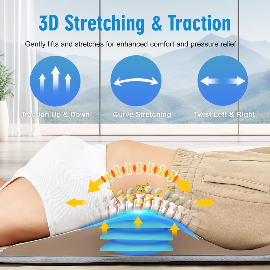 Full Body Massage Mat with Lumbar Pad & Headrest N75271