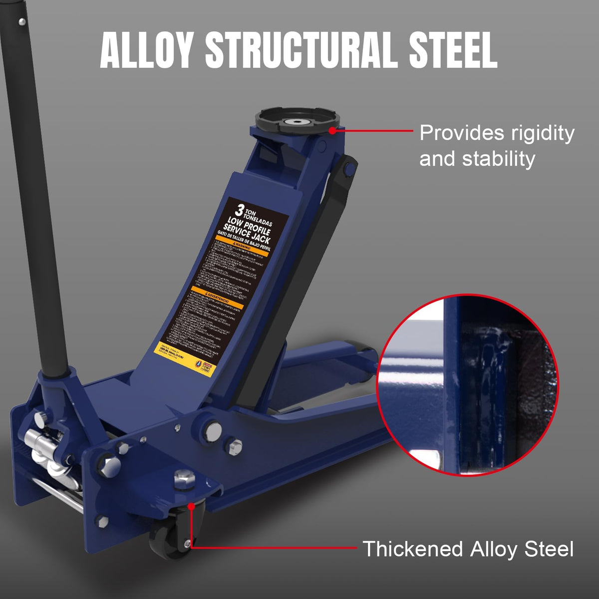 3 Ton Hydraulic Floor Jack Q8874