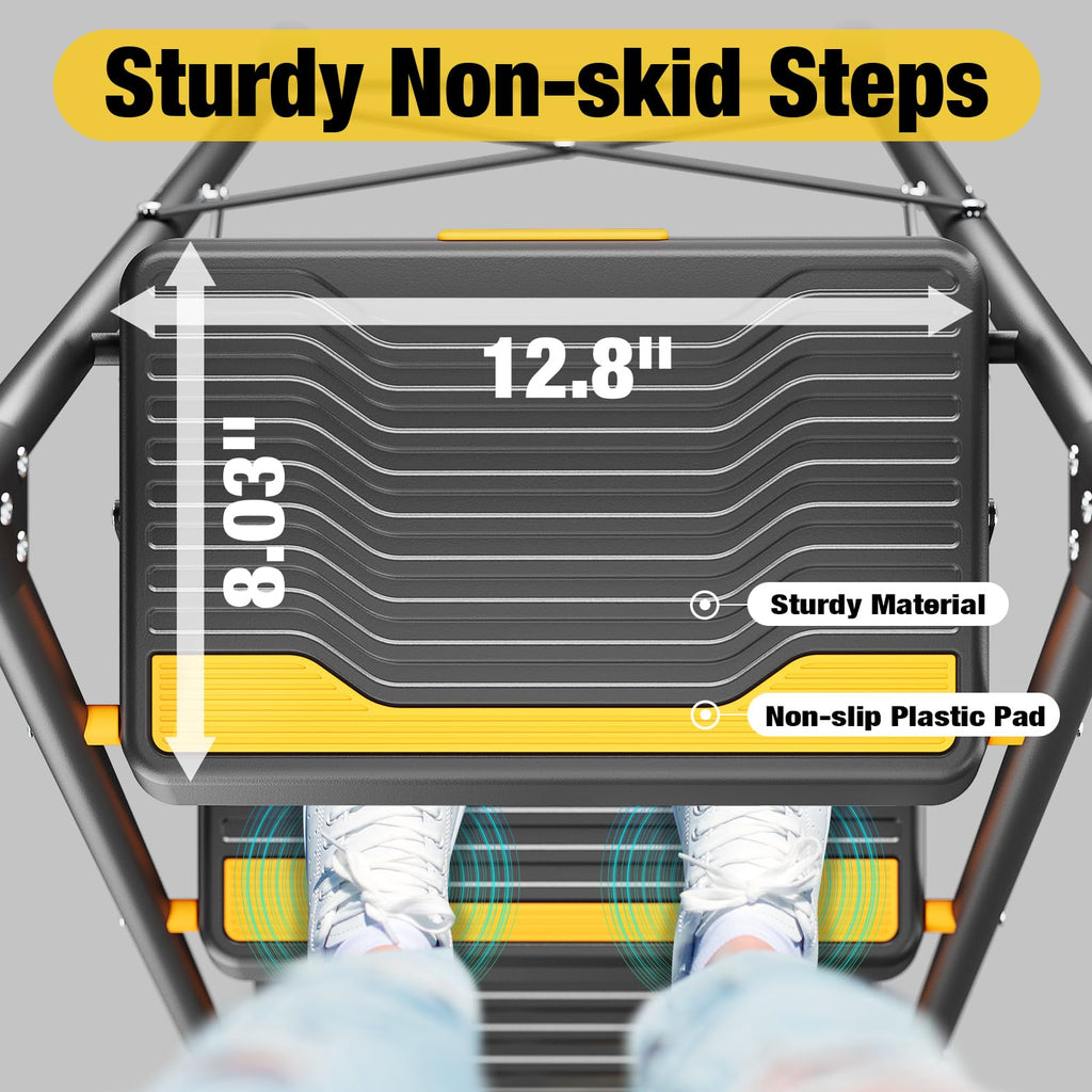 4 Step Ladder Black J389