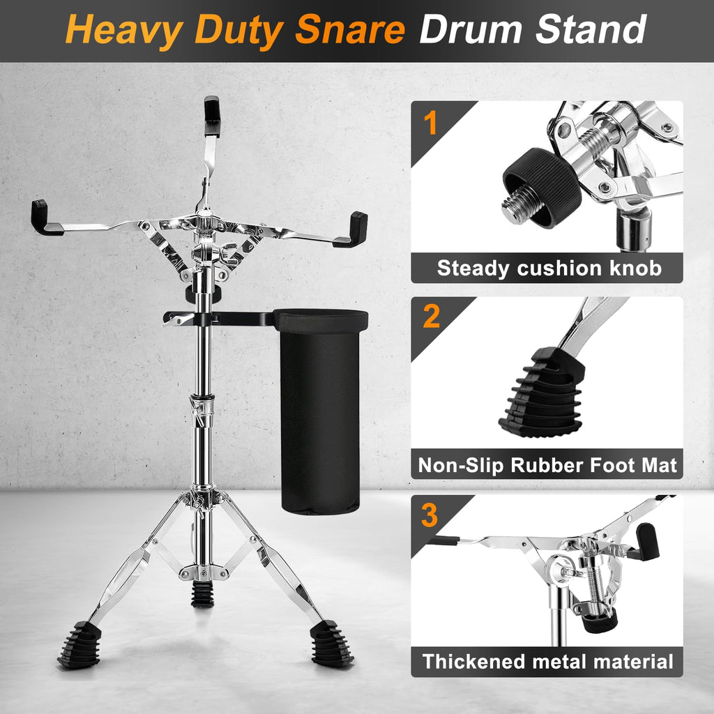 Snare Drum Stand with Drum Sticks Holder D912434