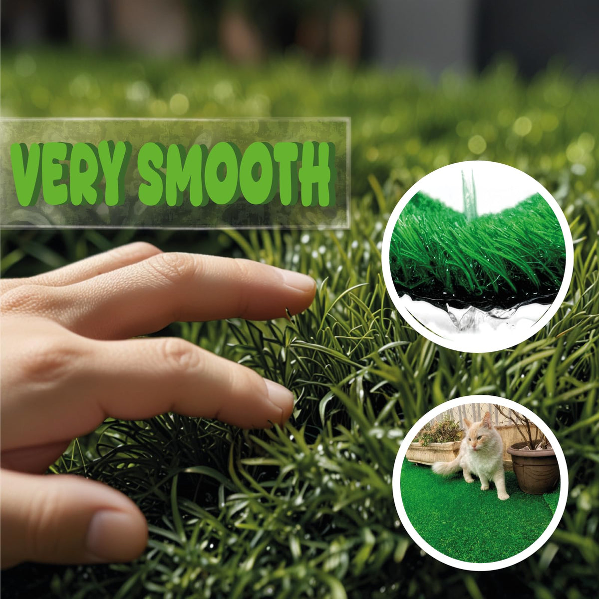 2-Pack Artificial Grass Potty Pad 20x25 Inch Z1505