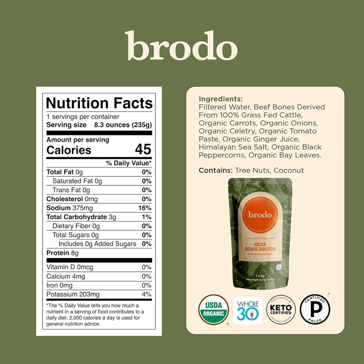 Bone Broth Variety Pack 4 x 25 oz C692