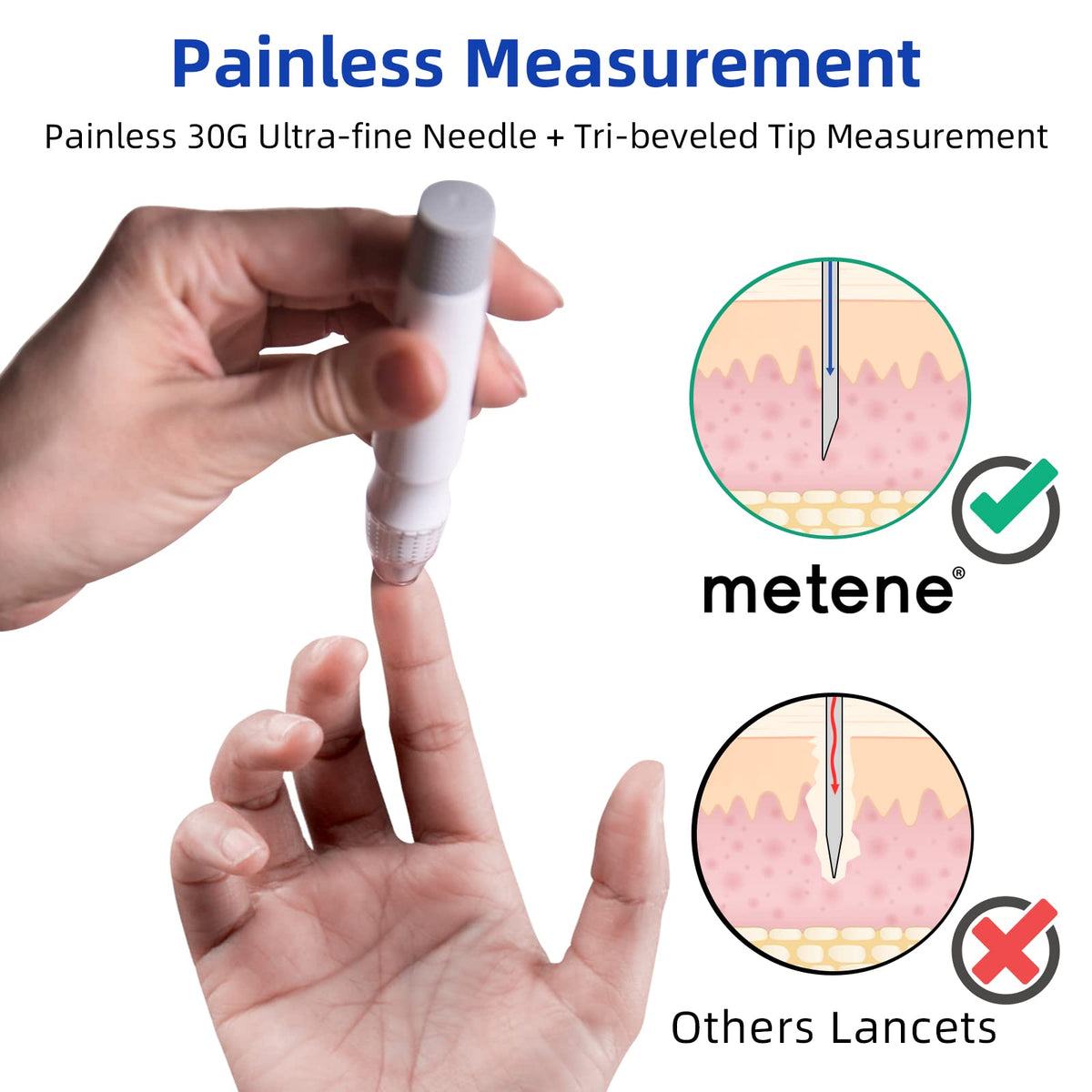 Blood Glucose Monitor Kit & Twist Top Lancets T2282