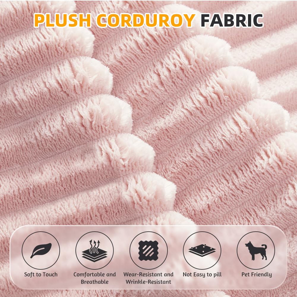 King Size Corduroy Futon Sofa Bed V7711