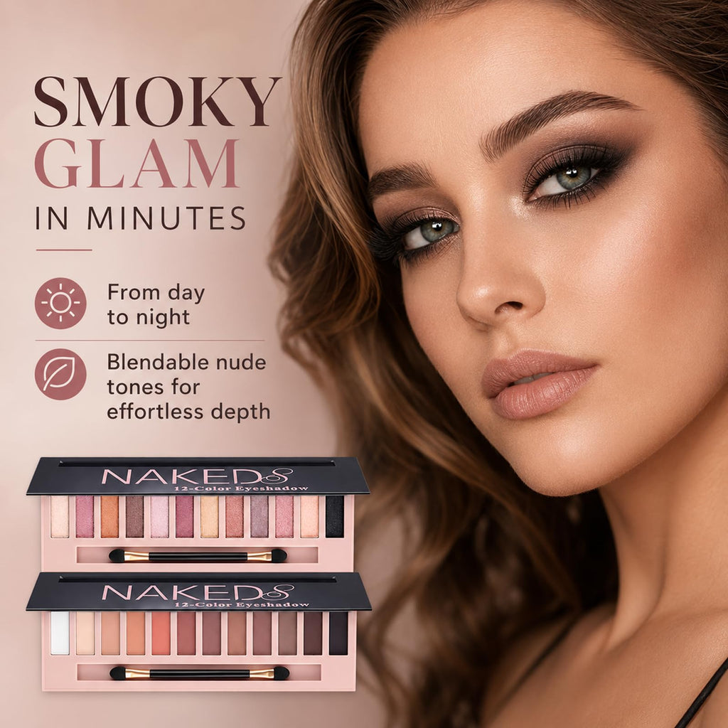 2 Pack Shimmer & Matte Eyeshadow Palette Y787